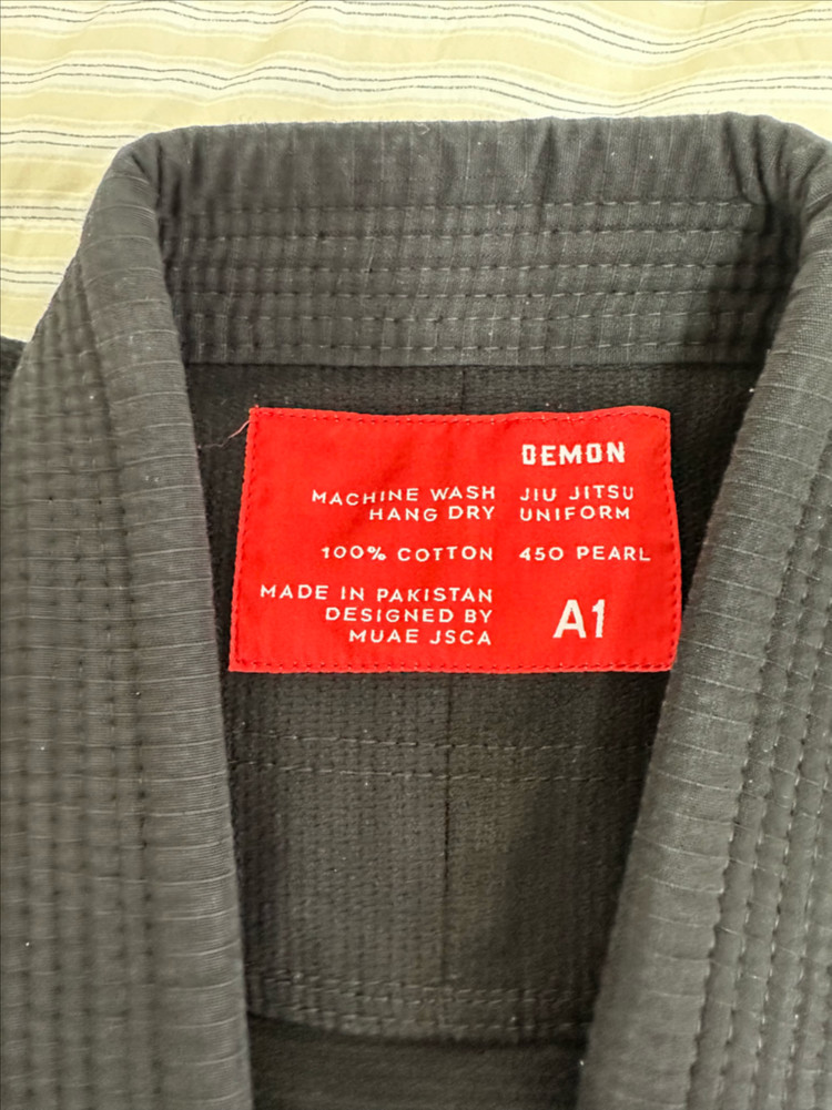 데몬 주짓수 도복 A1사이즈 이미지