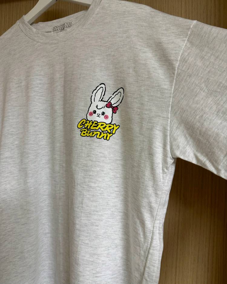 새상품 신상 내수티셔츠 오버핏반팔 토끼반팔 여성티셔츠 빅사이즈여성 사이즈55-88 이미지