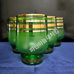 체코보헤미아유리컵 미사용 개당가 이미지