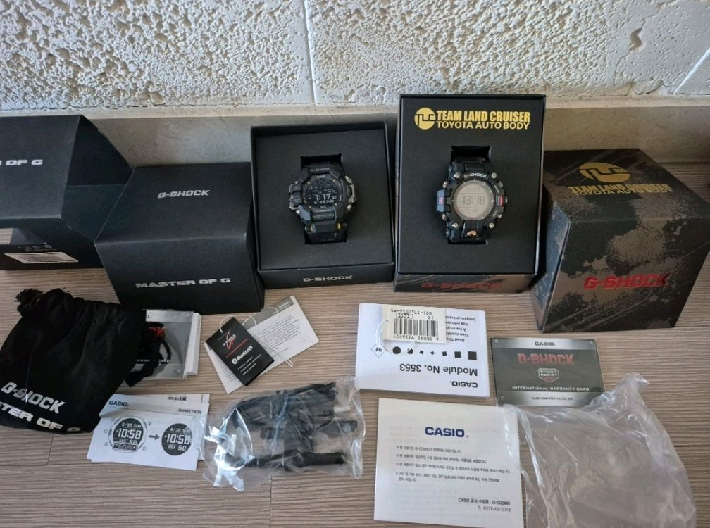 지샥 신형 레인지맨 GPR-H1000 GW-9500TLC-1DR 토요타 오토 바디 팀랜드 크루저 한정판 미사용 시계 이미지