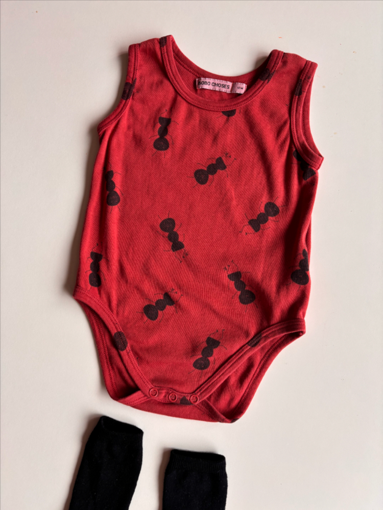 보보쇼즈 12M 바디슈트 (개미패턴) 이미지