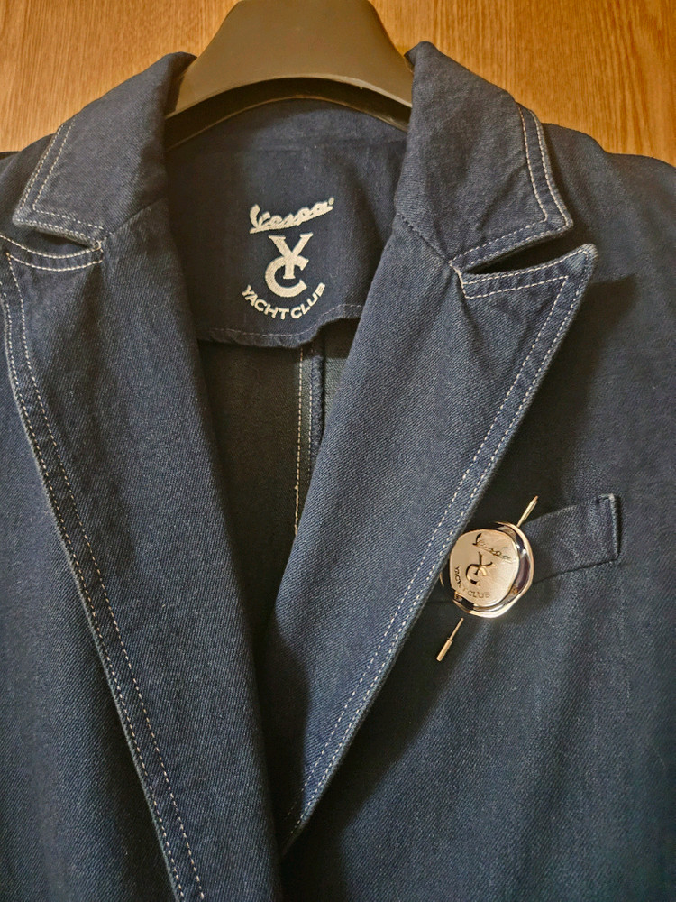 VOV 보브 스티치 데님 반팔 자켓 이미지