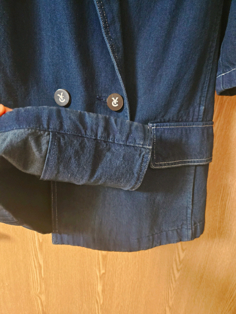 VOV 보브 스티치 데님 반팔 자켓 이미지