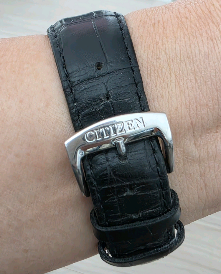 시티즌 (CITIZEN) 부엉이 흰판 블루핸즈 데이 & 데이트 솔라 에코드라이버 시계 이미지