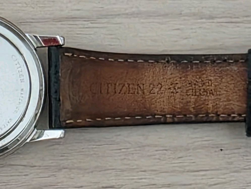 시티즌 (CITIZEN) 부엉이 흰판 블루핸즈 데이 & 데이트 솔라 에코드라이버 시계 이미지