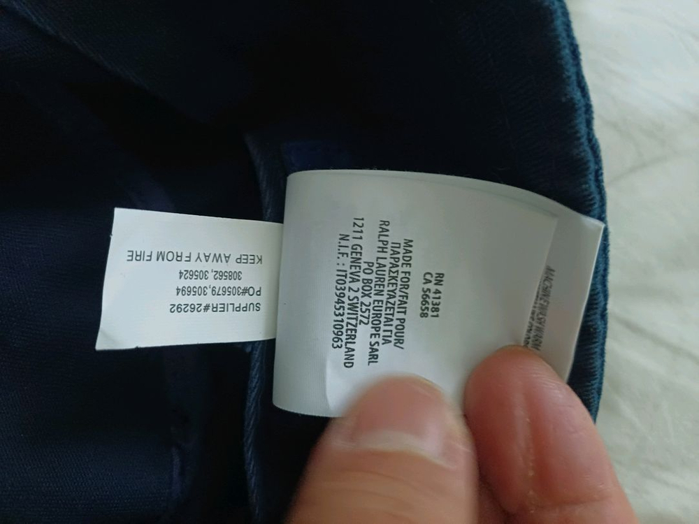 폴로 랄프로렌 네이비 버킷햇 이미지