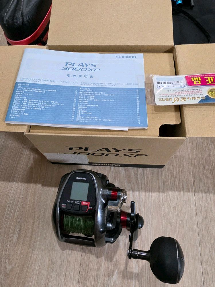 낚시 갈치 외줄 낚시대+전동릴 JS컴퍼니 참라이브H6, 플레이즈3000XP 이미지