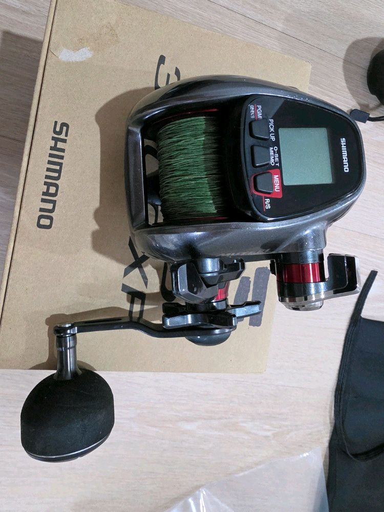 낚시 갈치 외줄 낚시대+전동릴 JS컴퍼니 참라이브H6, 플레이즈3000XP 이미지