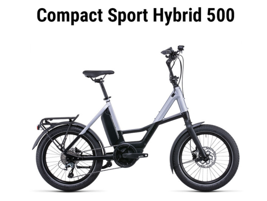 미니벨로형 전기자전거 큐브 컴팩트 하이브리드 500 팝니다. 이미지