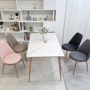 (( 미개봉 새상품 )) 카페의자, 업소용의자, 식탁의자, 골드체어, 업소용체어, 유광PU, 식탁의자, 다이닝체어 이미지