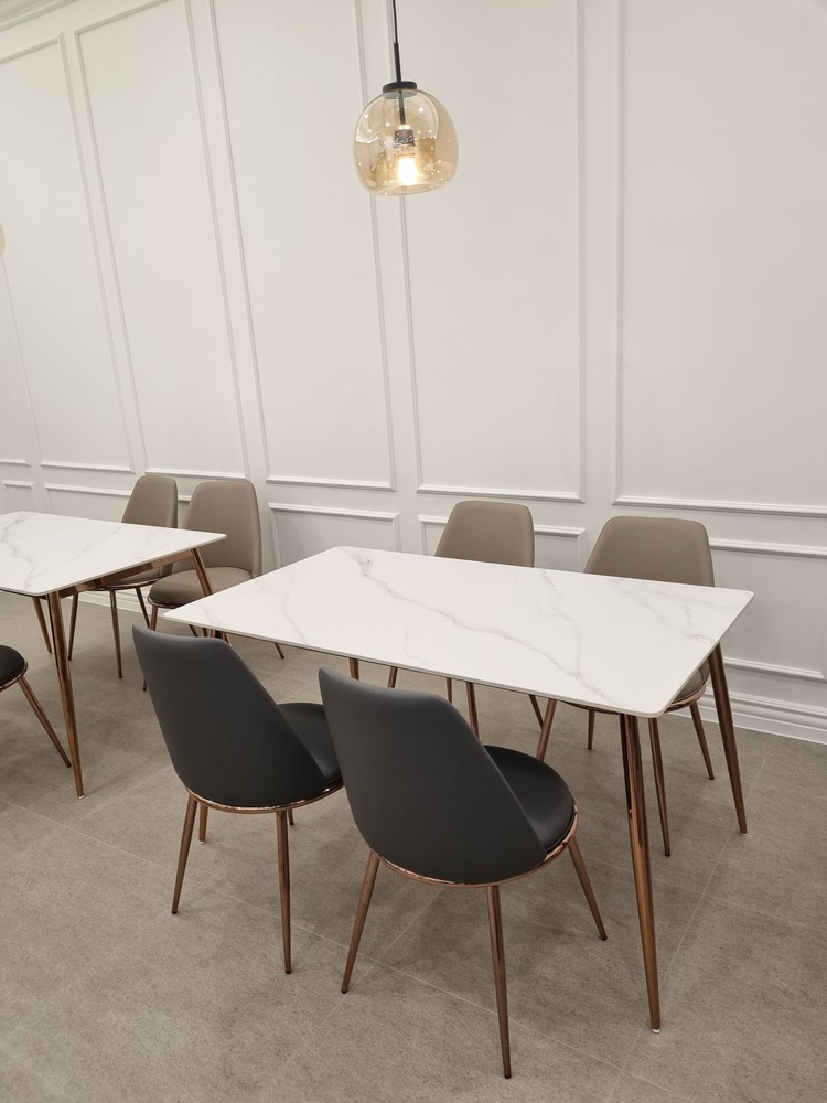 (( 미개봉 새상품 )) 카페의자, 업소용의자, 식탁의자, 골드체어, 업소용체어, 유광PU, 식탁의자, 다이닝체어 이미지