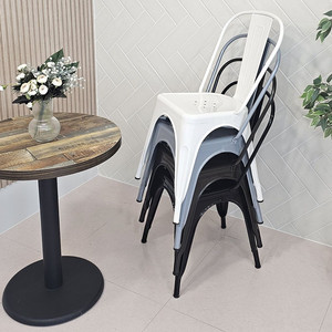 (( 미개봉 새상품 )) 철재의자, 톨릭스체어, 식탁의자, 카페의자, 업소용의자, 식탁의자, 업소용체어, 철재의자 이미지