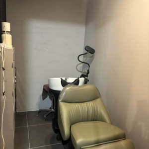 미용실 샴푸대 세트/미용실의자 이미지