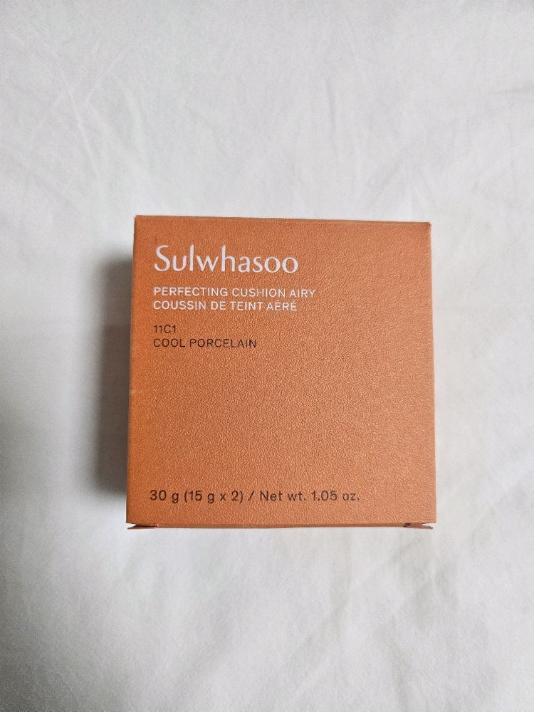 설화수 퍼펙팅 쿠션 에어리 (11C1 / 쿨 포슬린) 새상품 팝니다! 이미지