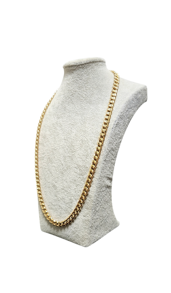 18k체인목걸이,할로우목걸이,금목걸이,남성목걸이 이미지