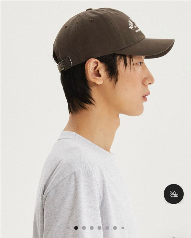 뉴발란스 헤리티지 아치형 클래식 볼캡 모자 브라운 이미지