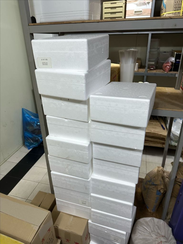 6kg 스티로폼 상자 무료나눔 이미지