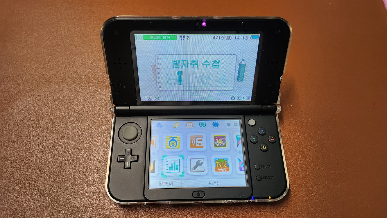 정발 닌텐도 new 3DS XL(뉴큰다수) 포켓몬스터 썬 에디션 박스 이미지