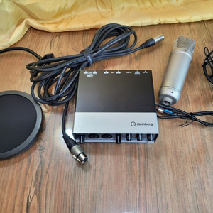 오디오인터페이스+콘덴서마이크 UR22MK2 로데NT1-A 녹음 작곡 이미지