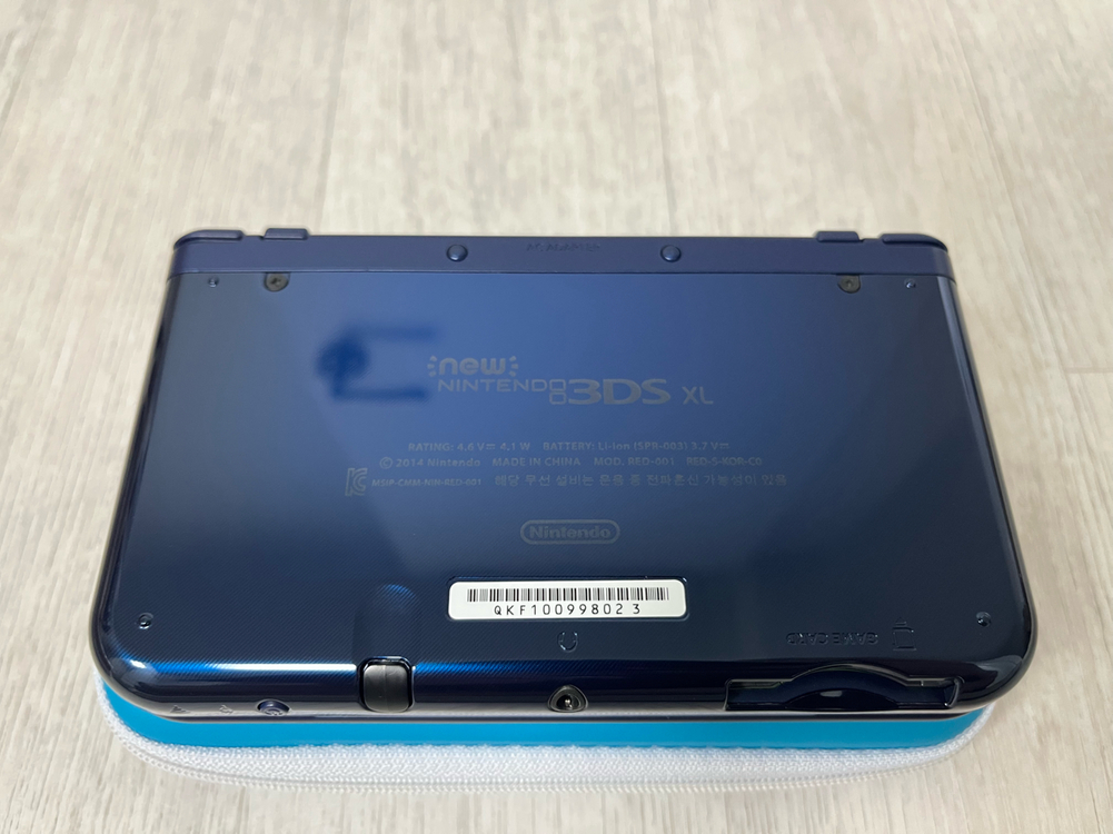 닌텐도 new 3ds xl 정발 블루 풀박스 이미지