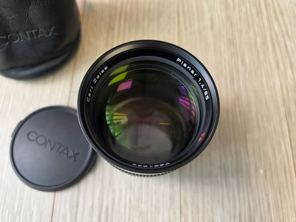 칼자이즈 플라나 planar 85mm f1.4 85.4 콘탁스용 렌즈 판매합니다. 이미지