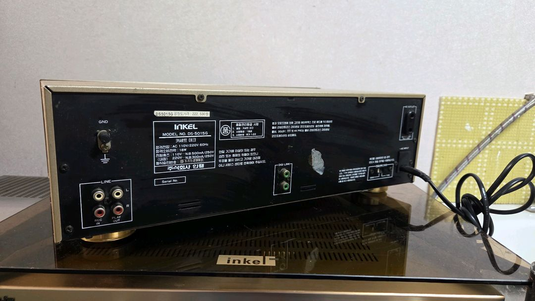 인켈 DS-5015G 카세트 데크입니다 이미지