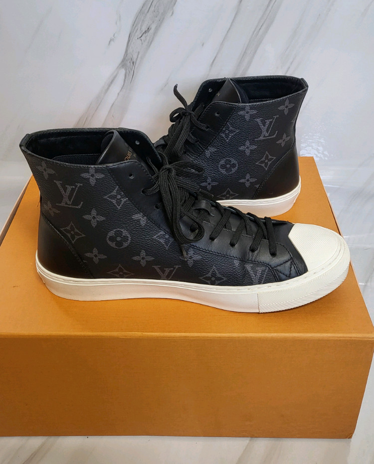 루이비통 플로랄 남성 265 스니커즈 컨버스 남자 신발 운동화 하이탑 이미지