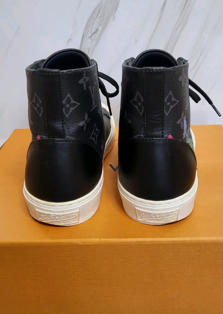 루이비통 플로랄 남성 265 스니커즈 컨버스 남자 신발 운동화 하이탑 이미지