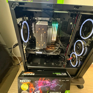 Rtx 3060ti 풀박스 풀커버 S급 이미지