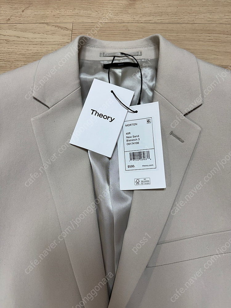 띠어리 컴포트 테일러드 스트레치 수트 상의 40 103 하의 31 정가 130만원 이미지