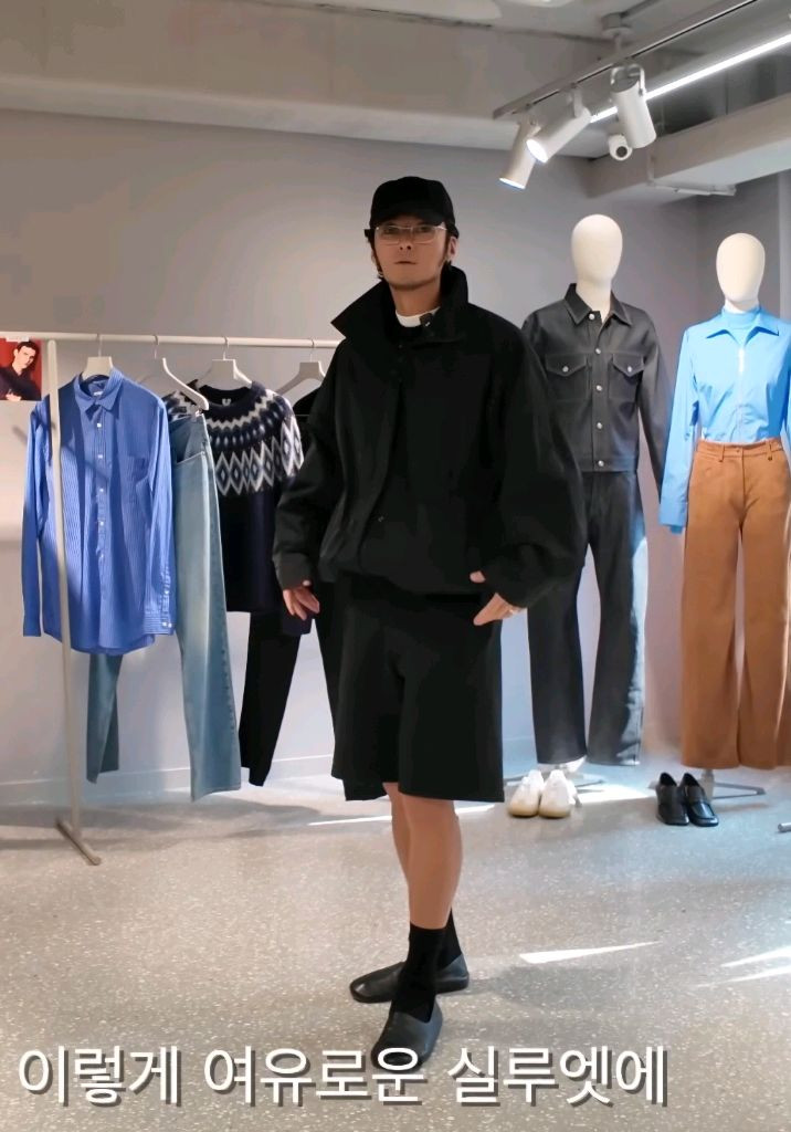 [L] 아르켓 윈드 브레이커 바람막이 자켓 블랙 이미지