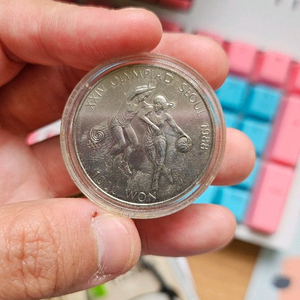88 서울 올림픽 기념 1000원 주화(케이스있음) 이미지