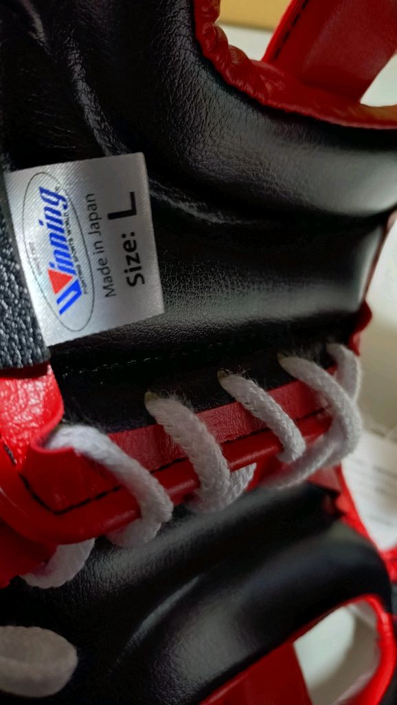 위닝 헤드기어 레드 L사이즈 이미지