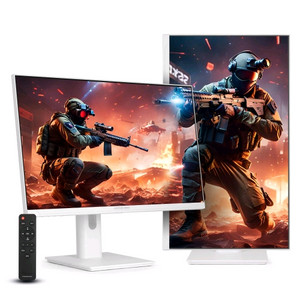 일주일 사용 크로스오버 27인치 4K 144HZ 게이밍 모니터 피벗가능 이미지