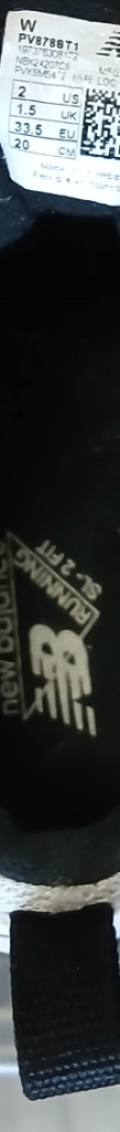 뉴발란스키즈878ST1 200운동화 거의 새거.전문업채 세탁완료 이미지