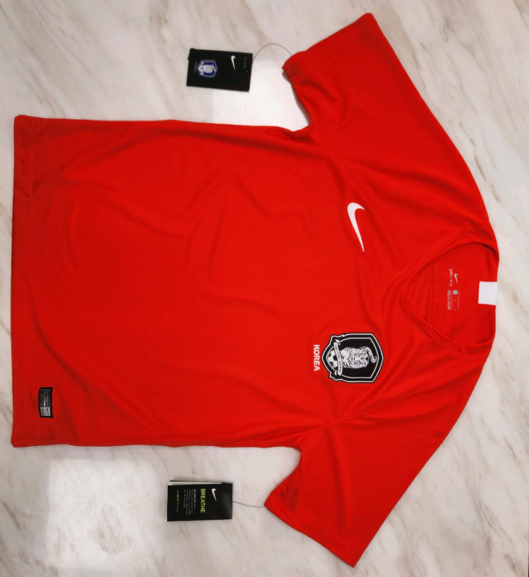 [미사용 남여공용] 나이키 대한민국 국대 축구 18~20년 유니폼 L (100) 사이즈 (아디다스 퓨마 아식스) 이미지