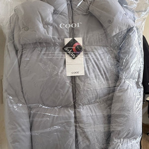 [새상품]쿠어 클라우드 크롭 다운 점퍼 패딩 그레이 M 이미지