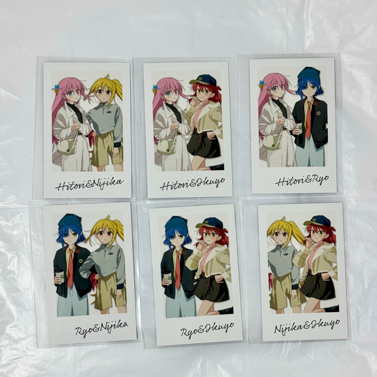 미개봉 봇치더락 마루이팝업 신상 아크릴블럭/포토카드 료키타 세트 이미지