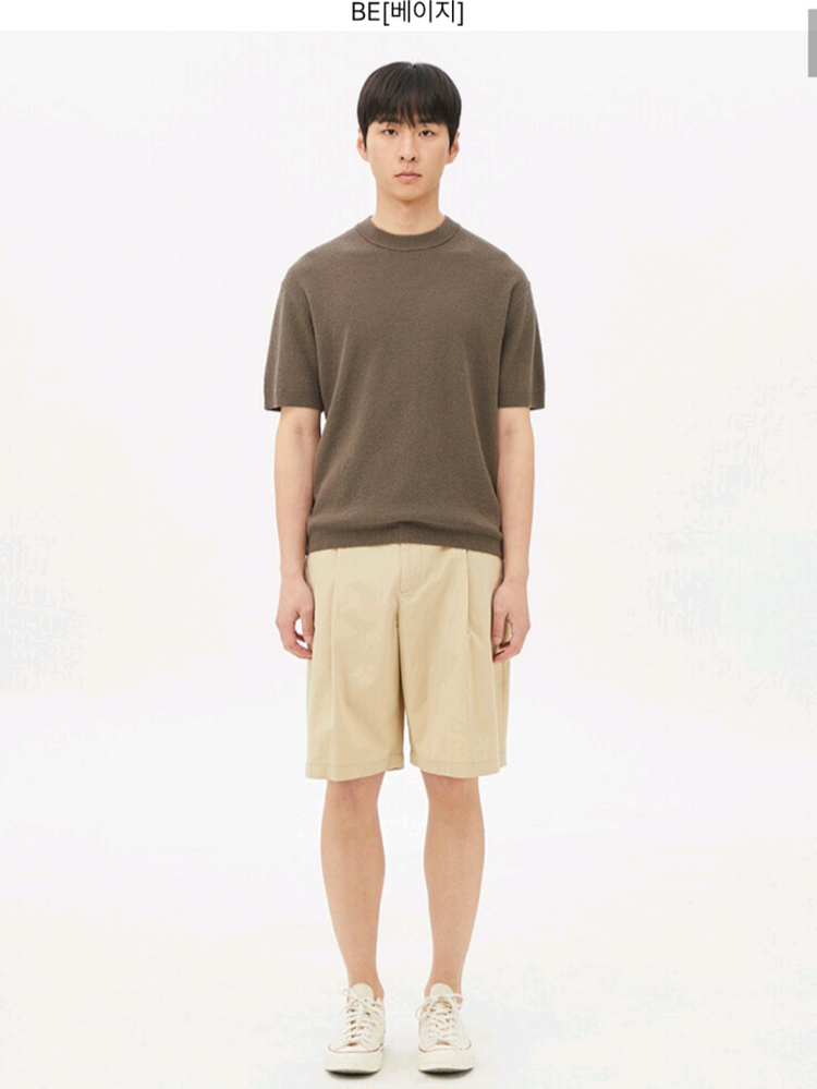 탑텐 버뮤다 턱쇼츠 반바지 베이지(32) 싸게 판매합니다 이미지