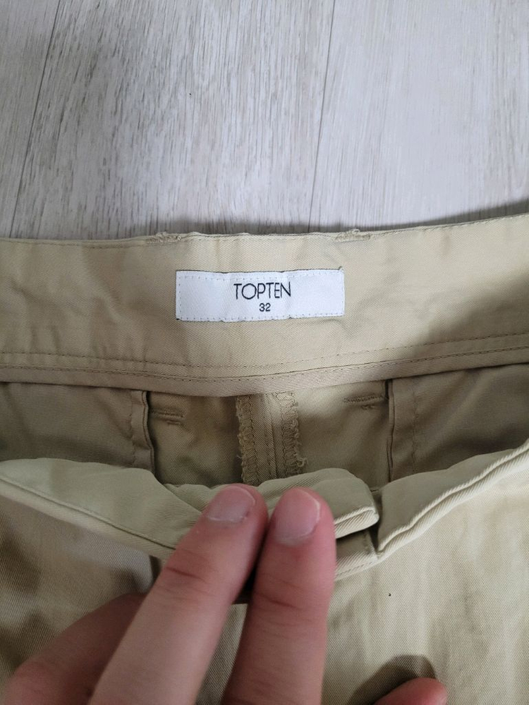 탑텐 버뮤다 턱쇼츠 반바지 베이지(32) 싸게 판매합니다 이미지