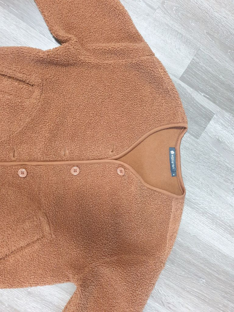 행텐 여성 뽀글이 가디건M 이미지