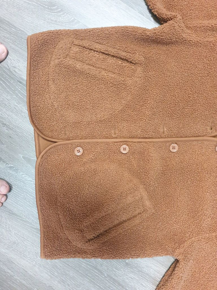 행텐 여성 뽀글이 가디건M 이미지