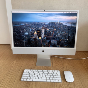 애플 iMac 아이맥 M4 16GB 512GB 실버 이미지