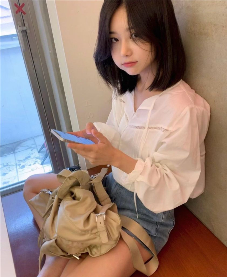 윤슬샵 플레어 데님 쇼츠 /온트 leeds 르플레인 릴리코츠 이미지