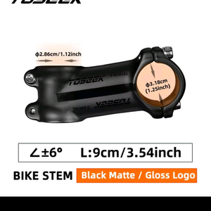 자전거 스템 90mm 6도 이미지