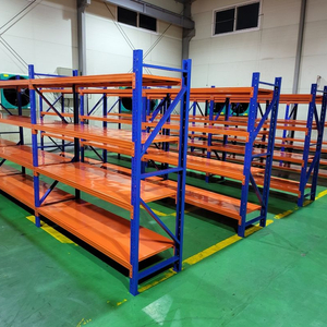 공장 창고용 철제선반 무볼트 중량랙 대형사이즈 랙 작업다이 이미지