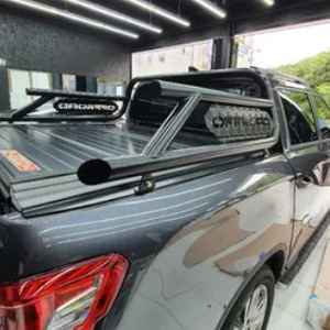 렉스턴스포츠칸 한미산업 3단폴딩커버 & 오프로드 롤바 이미지