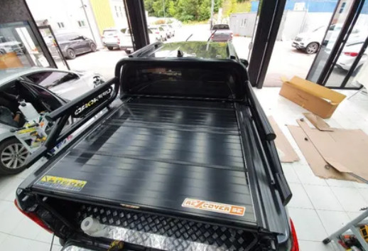 렉스턴스포츠칸 한미산업 3단폴딩커버 & 오프로드 롤바 이미지