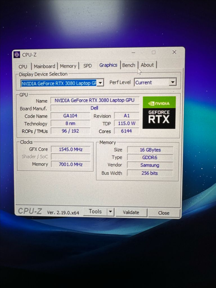 델 에일리언웨어 x17 r1 3080 16gb ram32 판매합니다 이미지