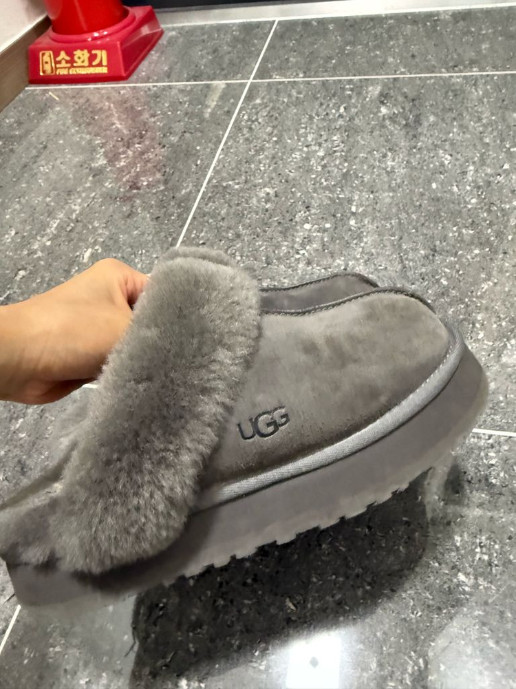 미국 어그 정품 슬리퍼(그레이, 240/UK5) 이미지